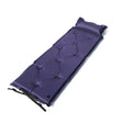 Navy self inflating camping mattress with pillow and carry bag