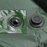 Nakiska Self Inflating Camping Mattress, Double with Pillow, Green