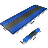 Skoki Self Inflating Mattress, Single Joinable Blue 5cm