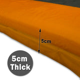 Skoki Self Inflating Mattress, Single Joinable Orange 5cm