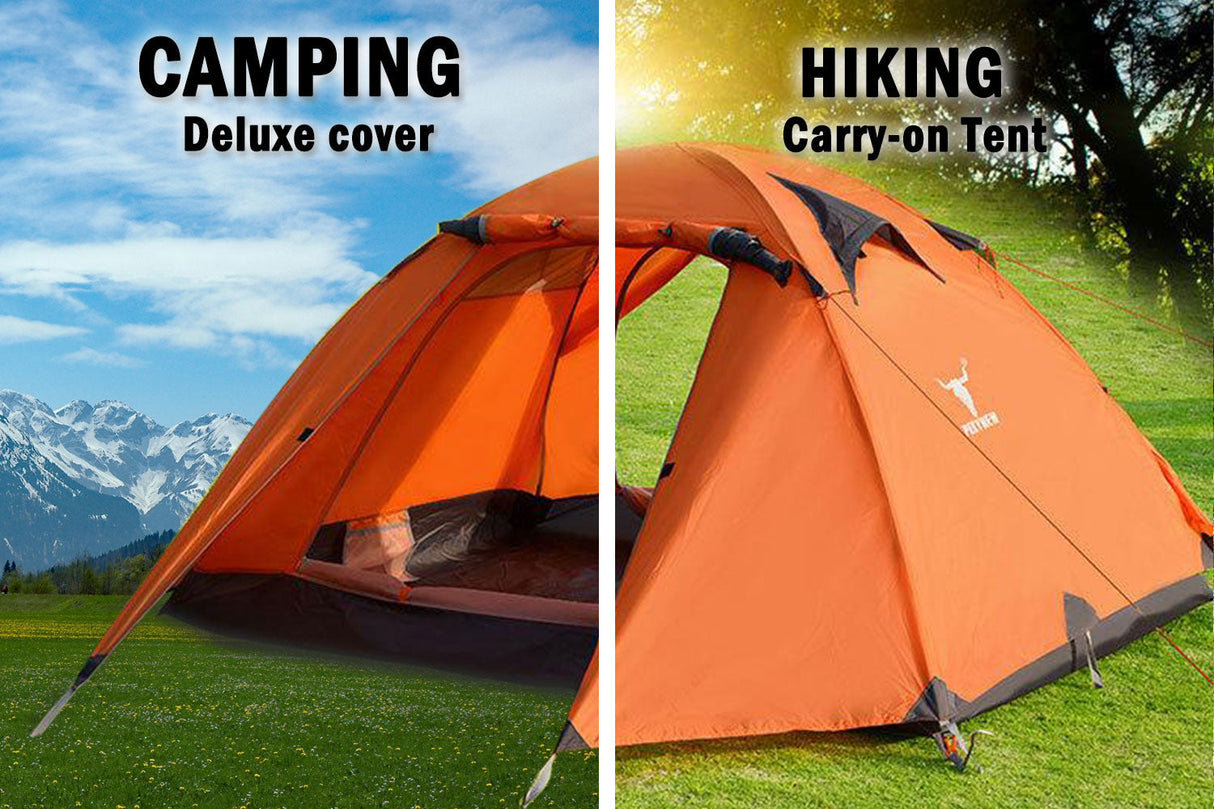 Chalten Backpacking Tent, 2 Person, Orange
