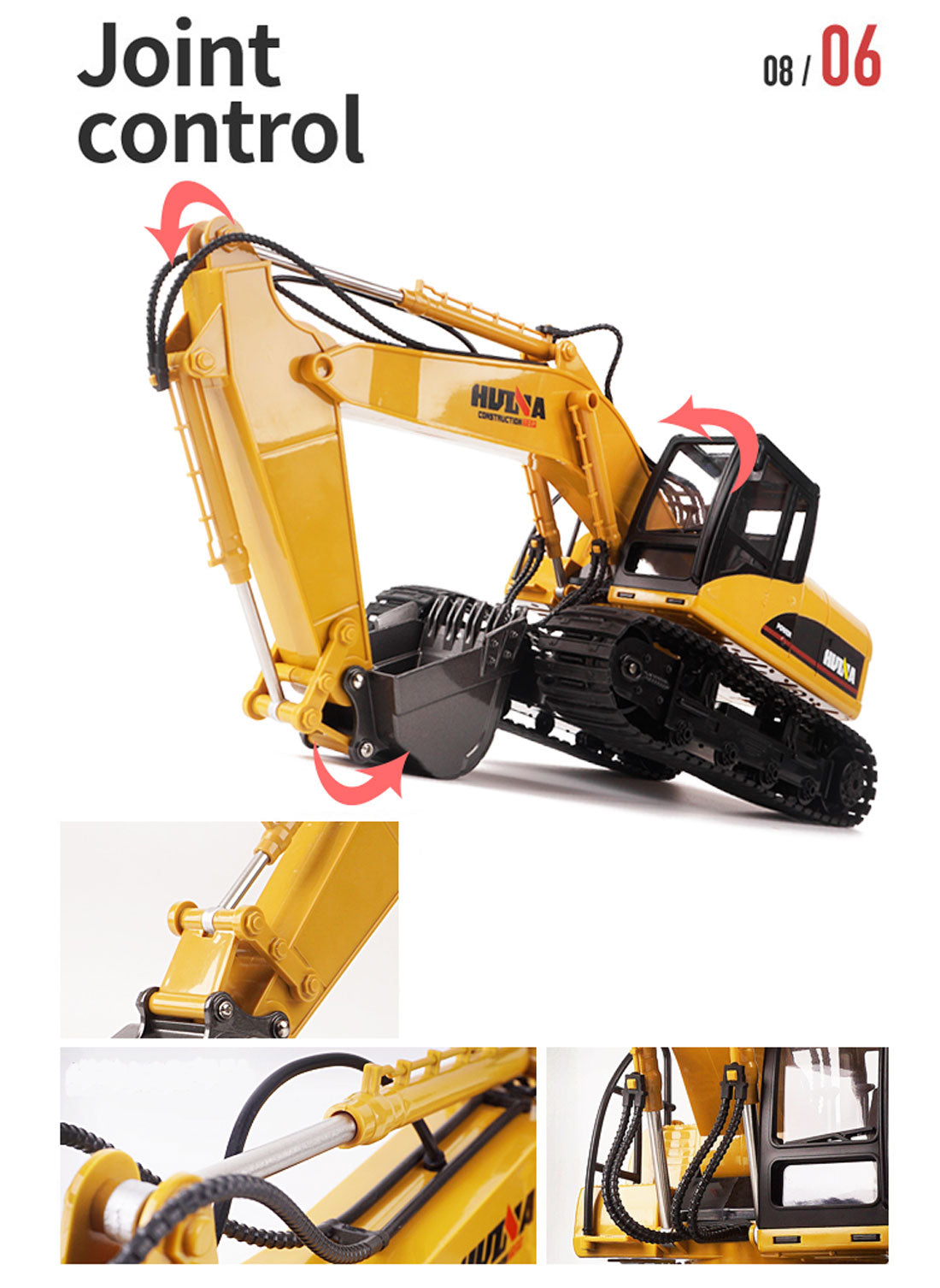 Ouston 1/14 Scale 15 Channel Remote Control Excavator Digger