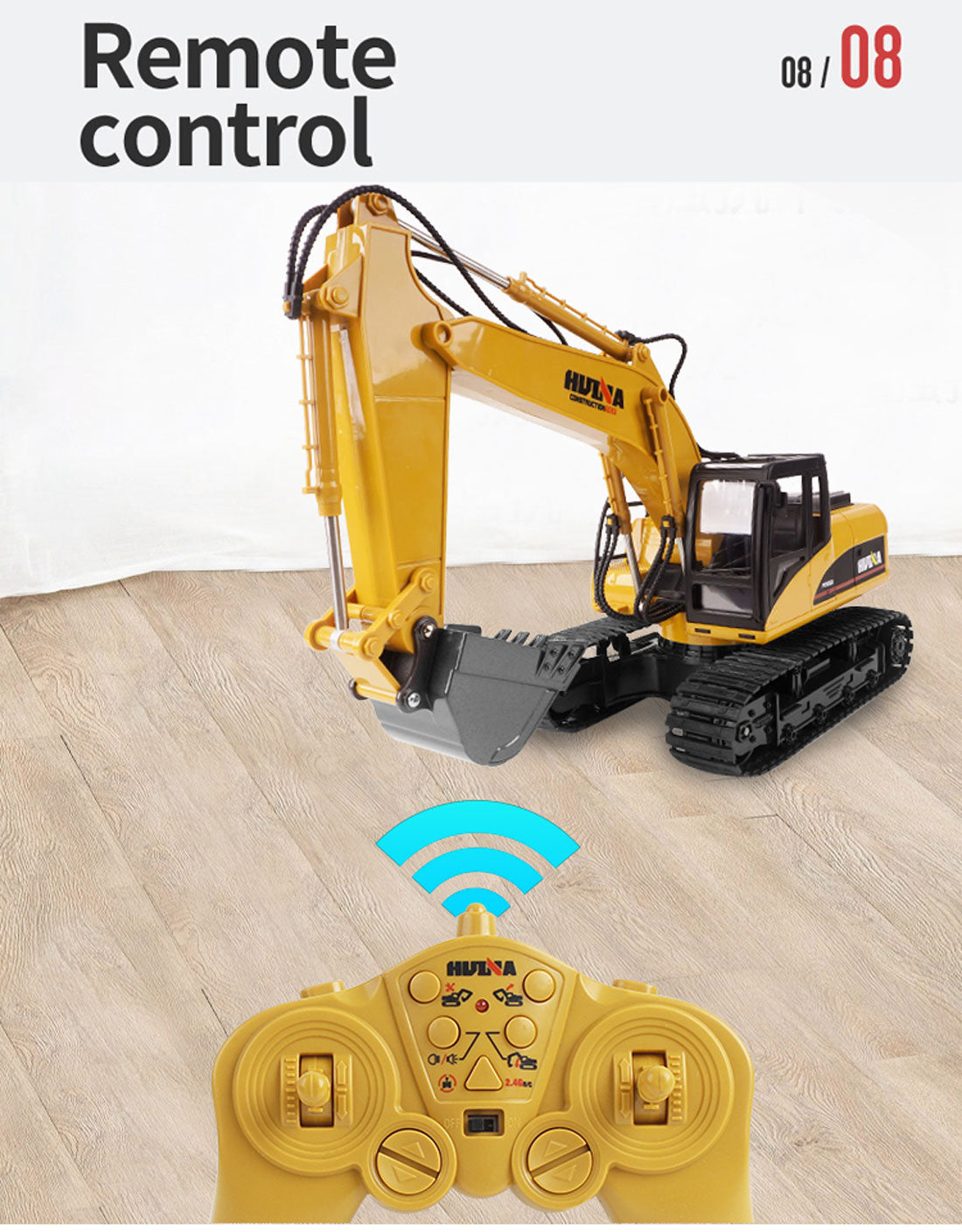 Ouston 1/14 Scale 15 Channel Remote Control Excavator Digger