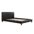 Sorrento Black Double bed frame in a modern bedroom