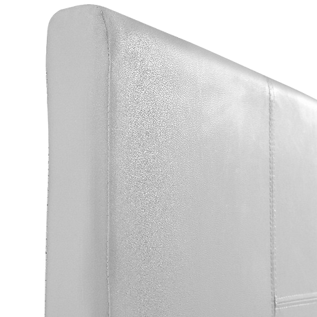 Palermo Queen PU Leather Bed Frame - White