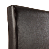 Palermo Brown PU Leather Queen Bed Frame