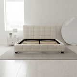 Positano Double Deluxe Bed Frame, White