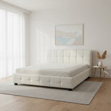Positano Double Deluxe Bed Frame, White