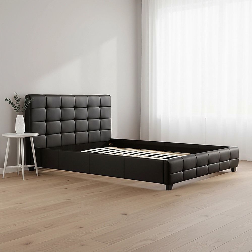 Positano Queen Deluxe Bed Frame, Black