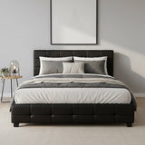 Positano Queen Deluxe Bed Frame, Black