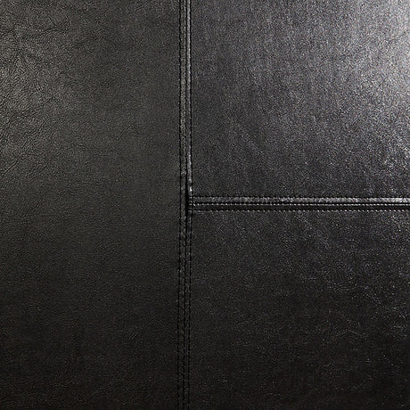 Palermo Black PU Leather Queen Bed Frame