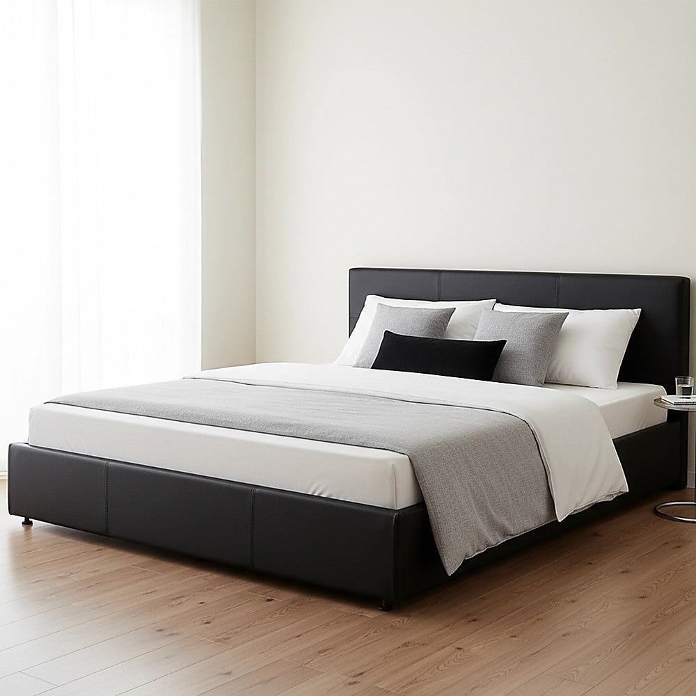 Ischia King Ensemble Bed Base, Black