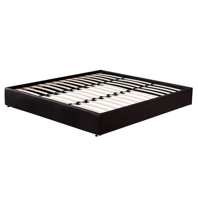 PU Leather King Bed Ensemble Frame