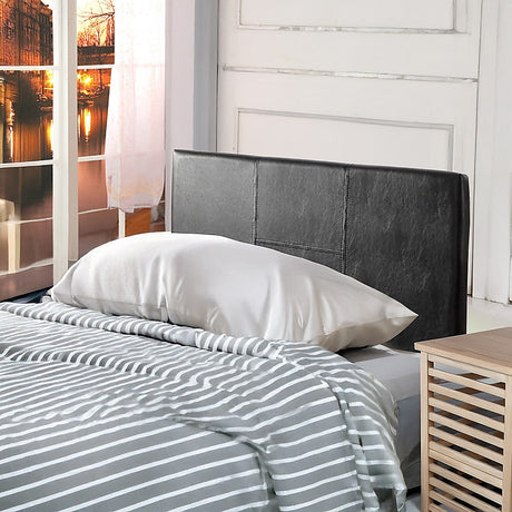 Dangelong Leather Bed Head, Black Single