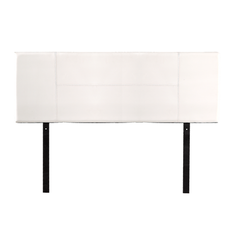 PU Leather Queen Bed Headboard Bedhead - White