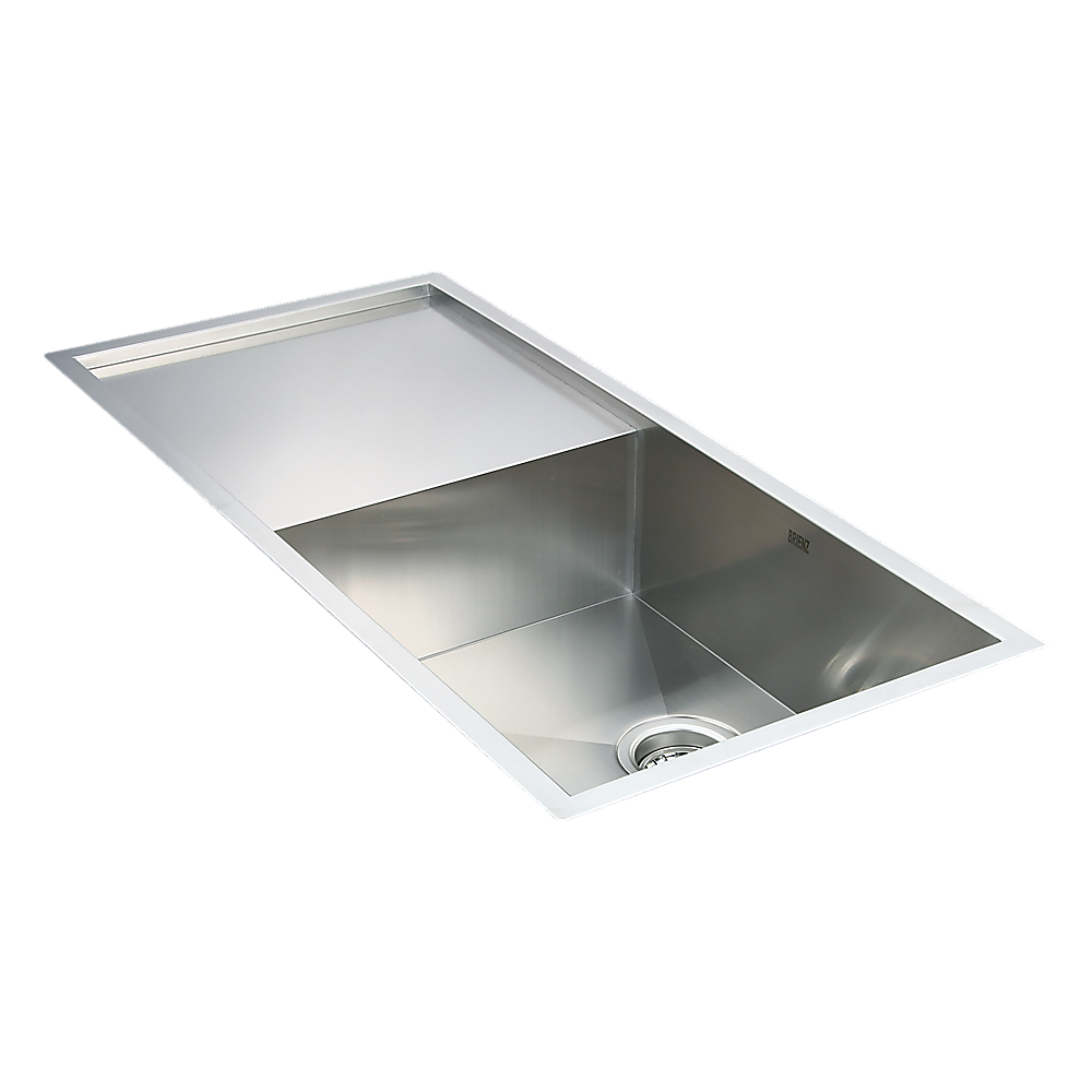 Handmade stainless steel kitchen sink 960x450mm