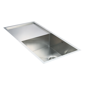 Handmade stainless steel kitchen sink 960x450mm