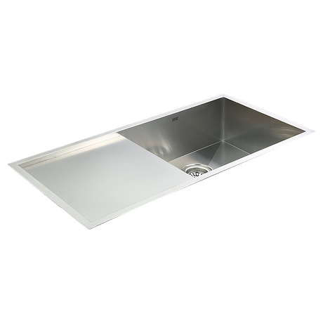 Handmade stainless steel kitchen sink 960x450mm