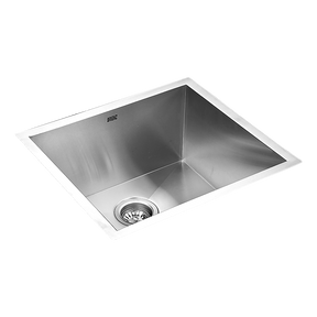 Handmade stainless steel kitchen and laundry sink 510x450mm