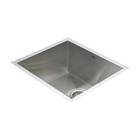 Handmade stainless steel kitchen and laundry sink 510x450mm