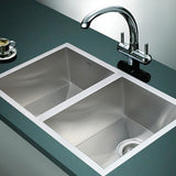 Handmade stainless steel kitchen sink 770x450mm