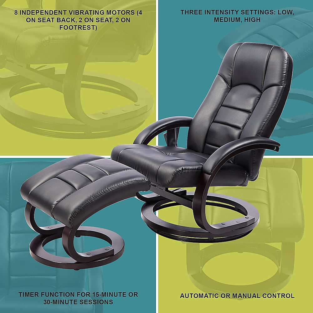 Musk Deluxe Massage Recliner Chair, Black
