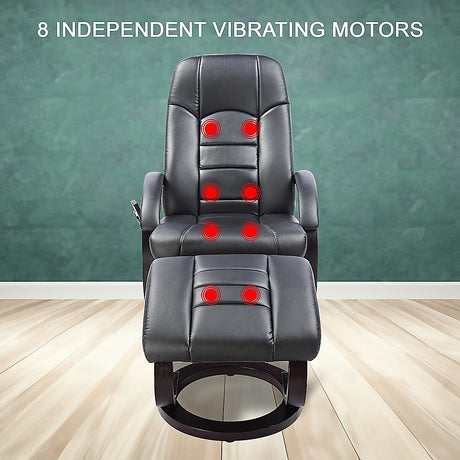 Musk Deluxe Massage Recliner Chair, Black