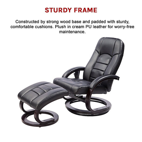 Musk Deluxe Massage Recliner Chair, Black