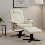 Yandoit Massage Recliner Chair, Cream