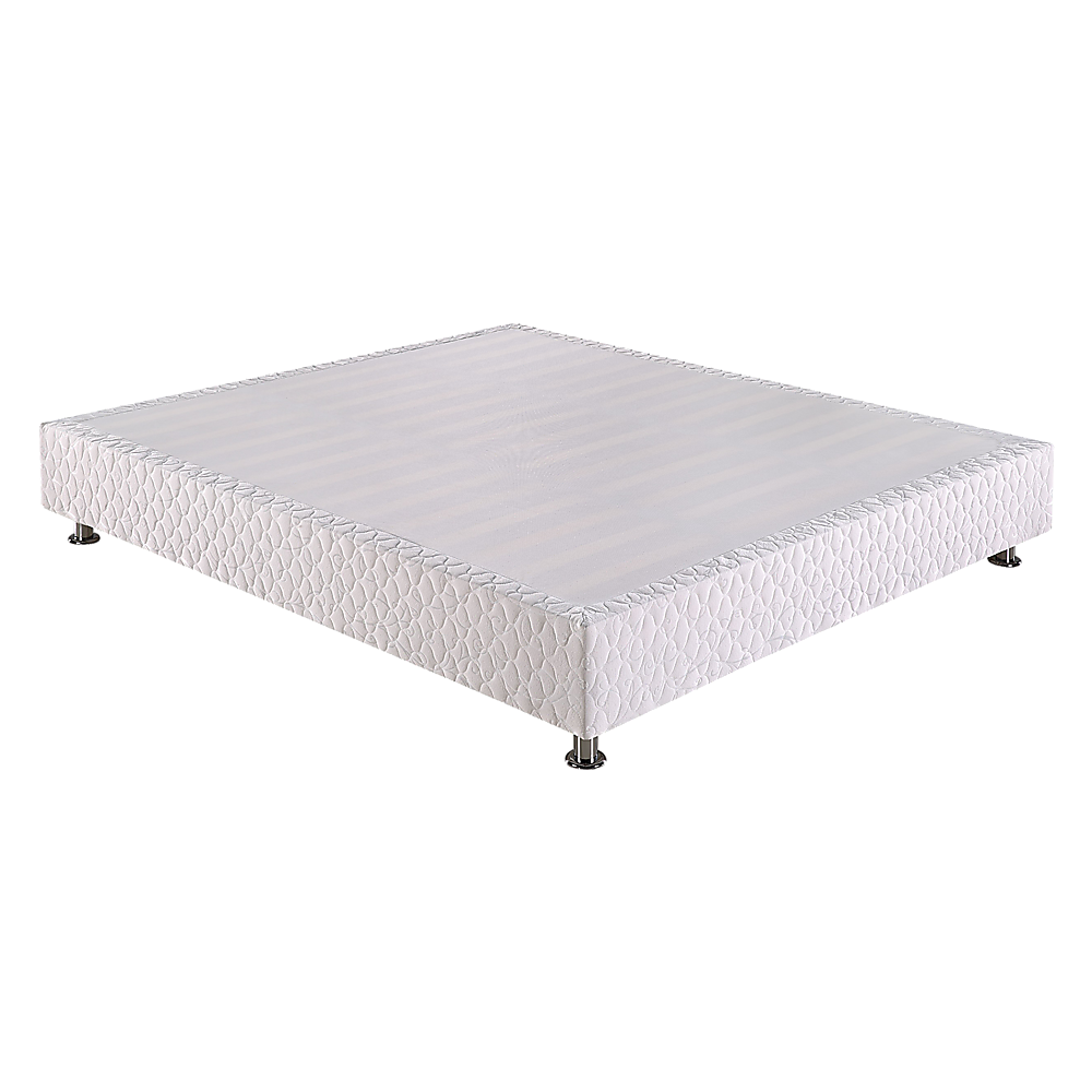 Designer king bed ensemble frame base — full view — Allure Home Collections