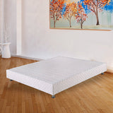 King ensemble bed base in bedroom with fitted mattress — Allure Home Collections