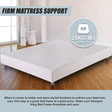 King ensemble bed base assembly detail — Allure Home Collections