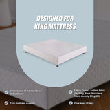 King ensemble bed base showing all sizes available — Allure Home Collections