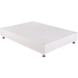 Salerno White Queen bed frame in a modern bedroom