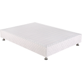 Salerno White Queen bed frame in a modern bedroom