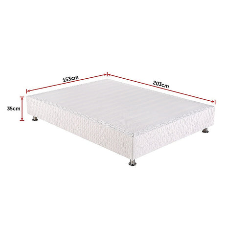 Salerno Queen Ensemble Bed Base, White