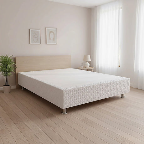 Salerno Double Ensemble Bed Base, White