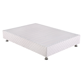 Lilyfield double bed ensemble base with quilted knitted fabric cover