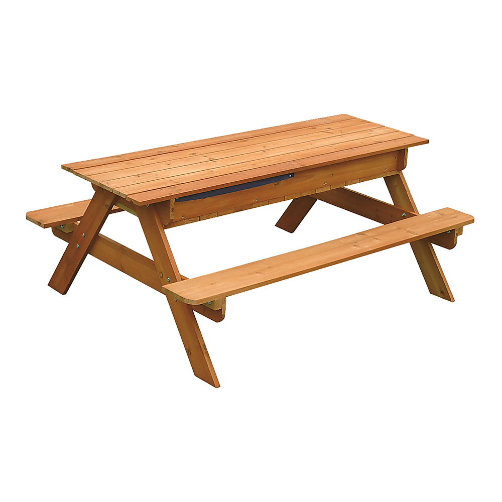 Kids picnic table water chamber