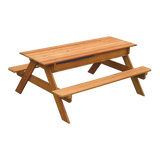 Kids picnic table water chamber