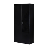 Pragel two door steel storage locker cabinet with five shelves