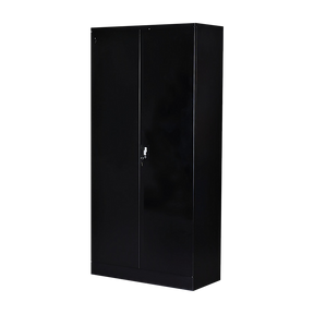 Pragel two door steel storage locker cabinet with five shelves