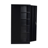 Pragel Two Door Steel Storage Locker Cabinet, 5 Shelf
