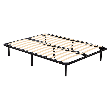 Naples Black Double bed frame in a modern bedroom
