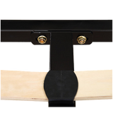 Allure steel queen bed frame showing 153 x 203 x 30cm proportions — Allure Home Collections