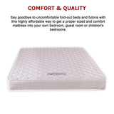 Quilted Spring Mattress, 15cm Double