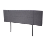 Jagungal Rectangular Bed Head, Grey King