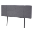 Designer Stitched Queen Bed Headboard — Grey Linen — Allure Home Collections