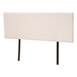 Jagungal Rectangular Bed Head, Beige Queen