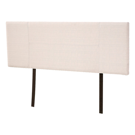 Jagungal Rectangular Bed Head, Beige Queen